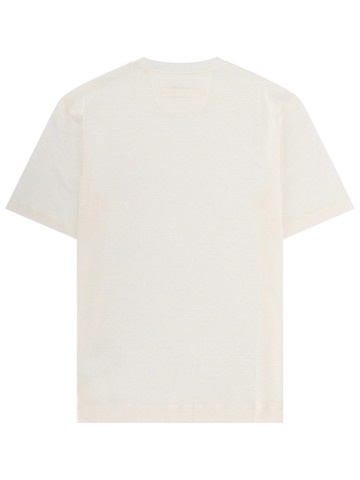 zegna t-shirt "oasi" in lino