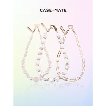 CaseMate 串珠手機掛繩通用手機鏈手腕帶短款可拆卸ins風掛件女便攜手環扣手提手拎掛環掛飾