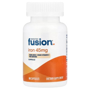 Bariatric Fusion, 鐵 + 維生素 C，60 粒膠囊