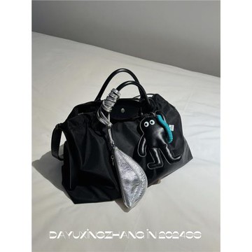 大宇姓張 運動休閑大容量撞色托特包 斜挎單肩手提