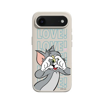 iPhone Air SolidX 貝殼灰 - 湯姆貓與傑利鼠 Tom and Jerry - 湯姆貓愛心
