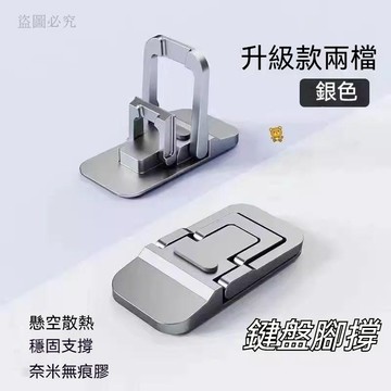 新款下殺❣️筆電增高架 筆電支架 筆電散熱架 筆電支架 筆電散熱 便攜 腳撐 桌面增高墊 隱形 迷你支撐架 摺疊收納2D