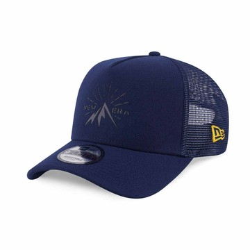 NEW ERA 男女 9FORTY AF 卡車帽 MOUNTAIN GRAPHIC FW25 NEW ERA 海邊藍 NE14700933
