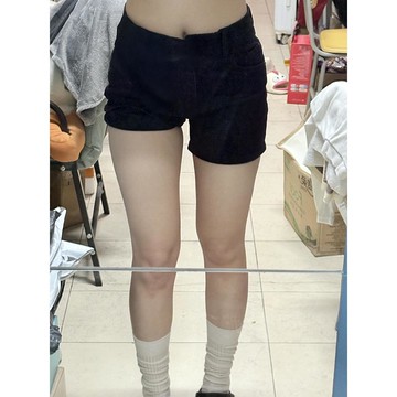 已售9642件💖赤道少女 牛仔褲 牛仔短褲 美式復古 a字短褲 高腰牛仔褲 女生褲子 熱褲 顯瘦短褲女 百搭短褲