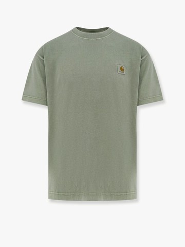 Cotton t-shirt with logo patch - CARHARTT WIP - gender_Man