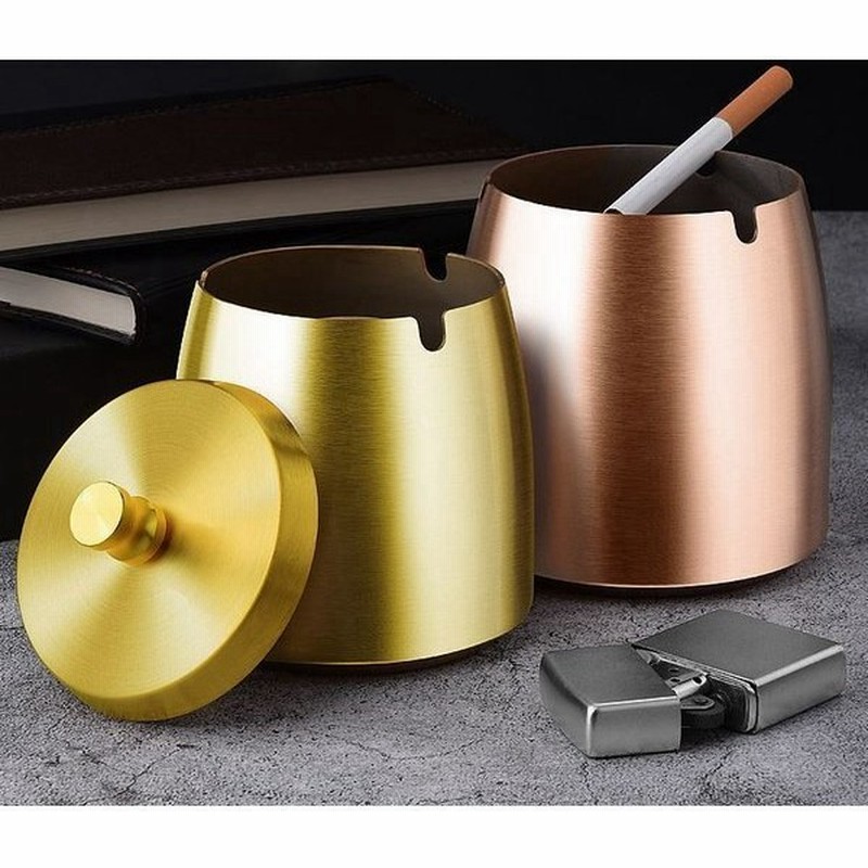 灰皿 おしゃれ 卓上灰皿 スタンド 蓋付き 車載 ステンレス 大容量 インテリア タバコ プレゼント 無臭 ギフト 通販 Lineポイント最大get Lineショッピング