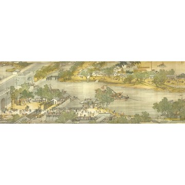 清院本 清明上河圖 拼圖(1008片)-F款