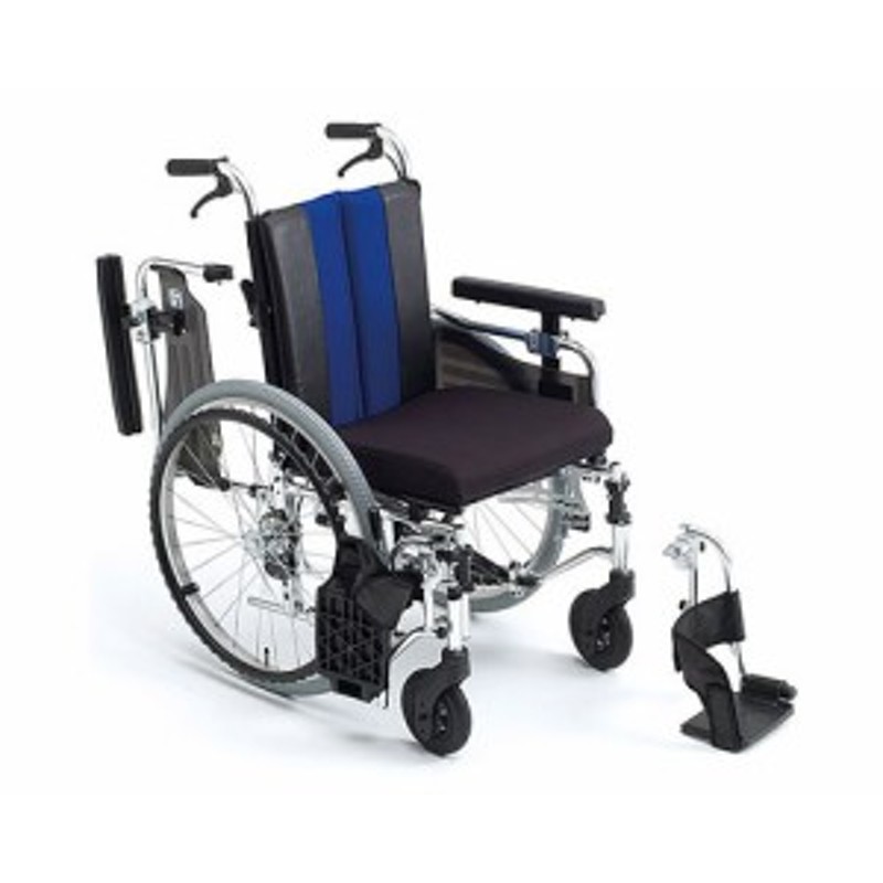 MiKi 車いす 自走式 アルミ製 - 車椅子