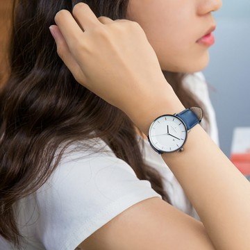 【限時加碼・贈原廠錶帶】ND手錶 Philosopher 哲學家 36mm 深空灰殼×白面 北歐藍真皮錶帶 Nordgreen 北歐設計師手錶 PH36GMLENAXX 熱賣中!