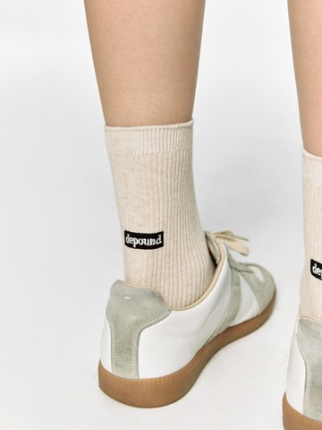 Logo Ribbed Socks