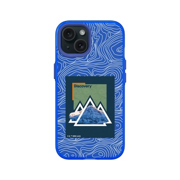 iPhone 15 Clear 激光藍 - Discovery - 山的紋路