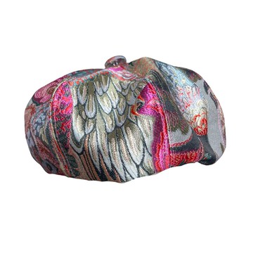 羽之繆思 織錦緞 貝雷帽