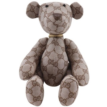 【日本直送】Gucci GUCCI 熊 玩偶 熊 GG帆布 棕色 _【二手】