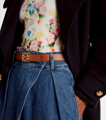 Loewe Anagram reversible leather belt