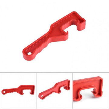 jiadass 塑料油漆桶罐蓋開桶器家庭辦公室車庫開啟工具（紅色）