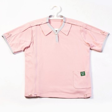 【Kcwear】易穿脫 春夏休閒 女用短袖上衣【D1FM6911】介護衣/護理服/易穿脫/免鈕扣拉鍊/臥床看護長照/獨立自主自理
