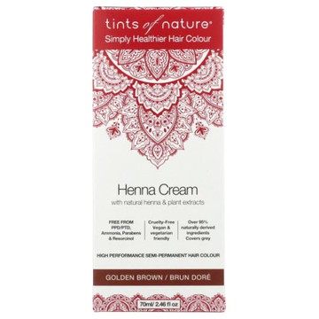 Henna Cream Dark Brown 2.46 Oz by Tints of Nature