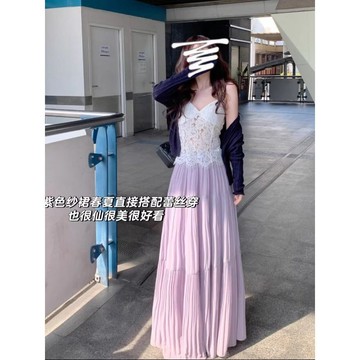 【24時熱賣】大碼壓褶設計感半身裙夏季2026新款胖mm寬鬆高腰大裙襬a字長裙子