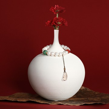 【巴黎精品】現貨+預購 珍珠手鍊玉石手串女手珠平安擋煞防小人轉運淨化招財開運-10mm南紅翡翠琺瑯彩a1ha56