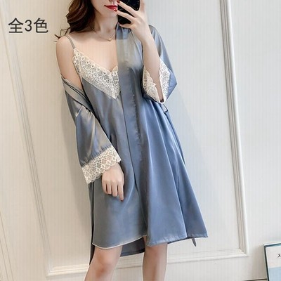 ヴィジョン ストリートウェア パジャマ レディース 前開き 春夏 2点セット カーディガン ルームウェア 寝巻き シルク キャミソール ワンピース 寝間着 部屋着 可愛い 通販 Lineポイント最大get Lineショッピング