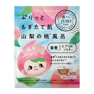 JUSO BATH POWDER泡澡時光山梨桃風呂入浴劑 30g
