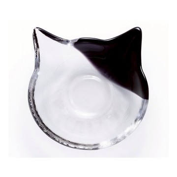 ADERIA 日製工藝 11.4cm 貓咪玻璃碗｜乳牛｜單品