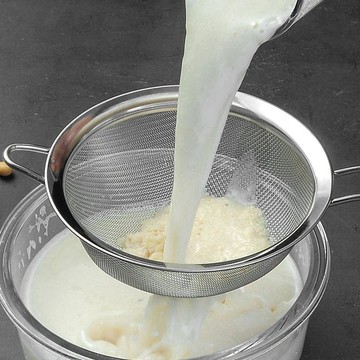 不鏽鋼漏勺豆漿過濾網果汁芝麻篩家用廚房撈麪撈勺超細中藥麪粉篩
