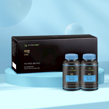 NUTRICORE Zinc 60 Tablets*5 Bottles (10-month supply)