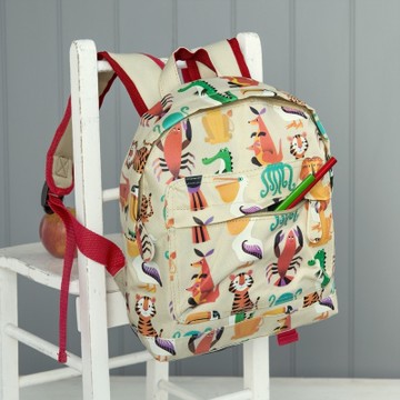 《Rex LONDON》兒童後背包-動物園-- 雙肩包 學生包 旅行包