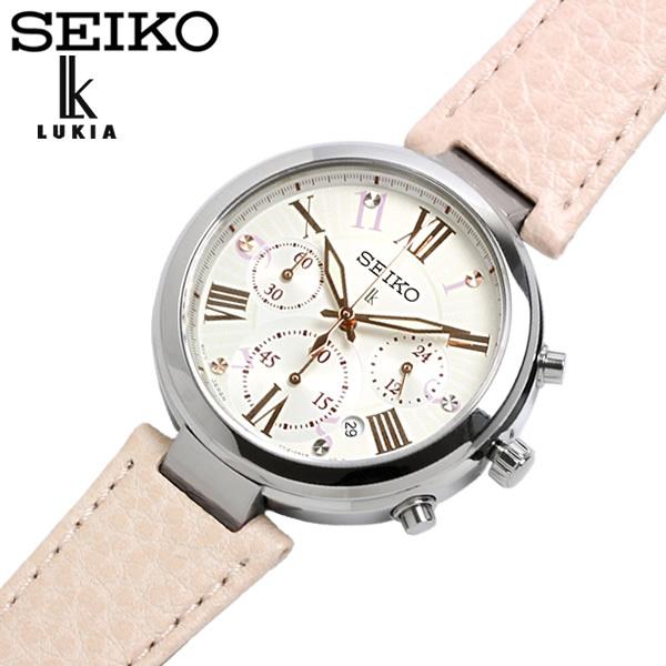 アウトレット大セール SEIKO LUKIA SSVS034 ソーラー時計 クロノグラフ ...