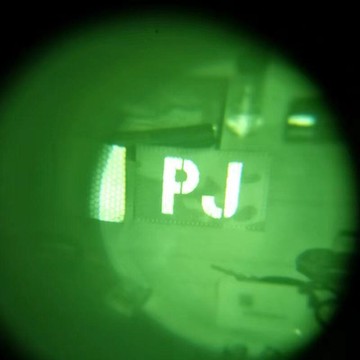 p023國旗ir臂章士氣章ir識別章魔術貼mc色紅外反光美軍反光章