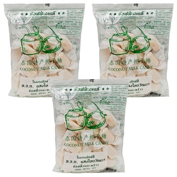 泰國 Saeng Thai 清邁牛奶糖-椰子 110g (3入)  3袋