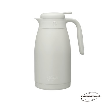 【THERMOcafe' 凱菲】不銹鋼真空保溫壺_TCTP-2000系列_2000ml_凝脂灰