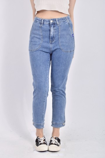 (S) a la sha高腰丹寧牛仔藍色長褲