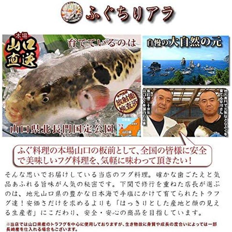 山口直送「天然ふぐ鍋セット4-5人前超冷」