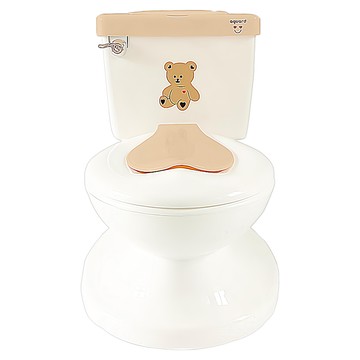 aguard Dottodot 幼兒如廁訓練馬桶 白色 附可拆式防噴濺擋板
