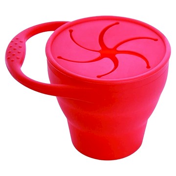 伸縮收納握把餅乾盒  粉色  1個