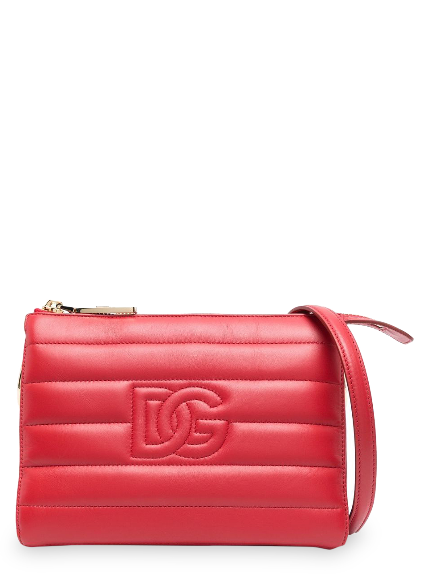 Women's Shoulder Bags - Dolce & Gabbana - In Red Leather