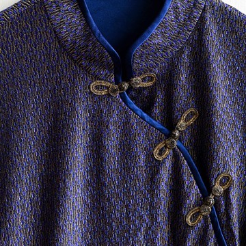 【蛋植物古著】飄逸雲彩緹花古著旗袍