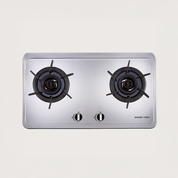 櫻花 不鏽鋼雙炫火檯面爐 天然 G2922SN