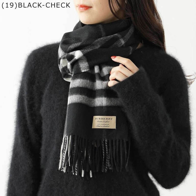 BURBERRY バーバリー マフラー GIANT CHECK CASHMERE SCARF レディース