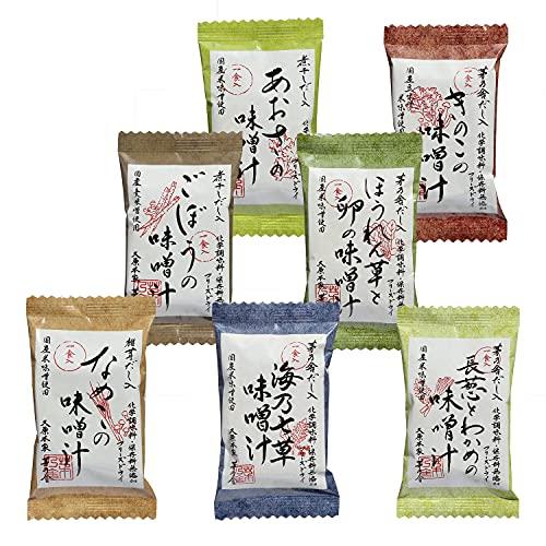 ギフト・贈答用 茅乃舎 味噌汁 7種 20食セット フリーズドライ ギフトセット 贈答箱入り 包装済 手提げ袋付 久原本家 かやのや 茅乃舎