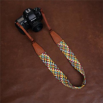 cam-in 編織系列專業時尚相機背帶 通用接口 cam8791