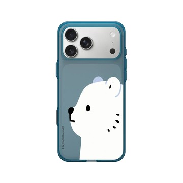 iPhone 17 Pro Max Clear (相機按鈕) 夜幕藍 - 白白日記 Darylhochi - 側面