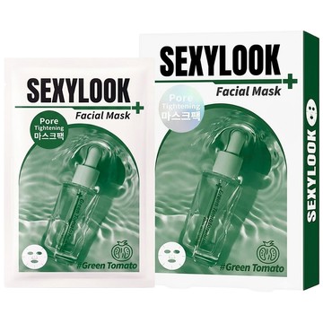 SEXYLOOK 西西露 韓國玻尿酸綠番茄舒緩面膜 27ml  5入  1組