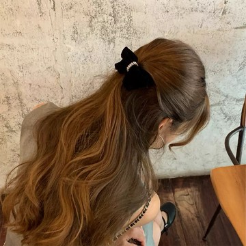 台灣現貨 復古 法式絲絨 水鑽髮夾 絲絨 Y45蝴蝶結髮夾 髮夾 盤髮 劉海夾 鴨嘴夾 彈簧夾 髮夾♚Yu識美♚