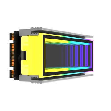 雪中鏡m.2固態硬盤散熱馬甲ARGB燈條神光同步電腦配件發光散熱片【北歐家居生活】