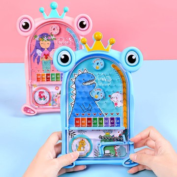 兒童彈射彈珠機益智類玩具親子互動對戰彈珠臺桌游網紅懷舊小游戲