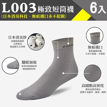 【LIMIT】極致短筒襪(灰)