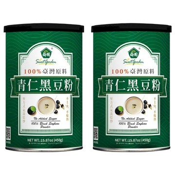 薌園 青仁黑豆粉 熟粉 100%青仁黑豆(熟粉)  450g  2罐